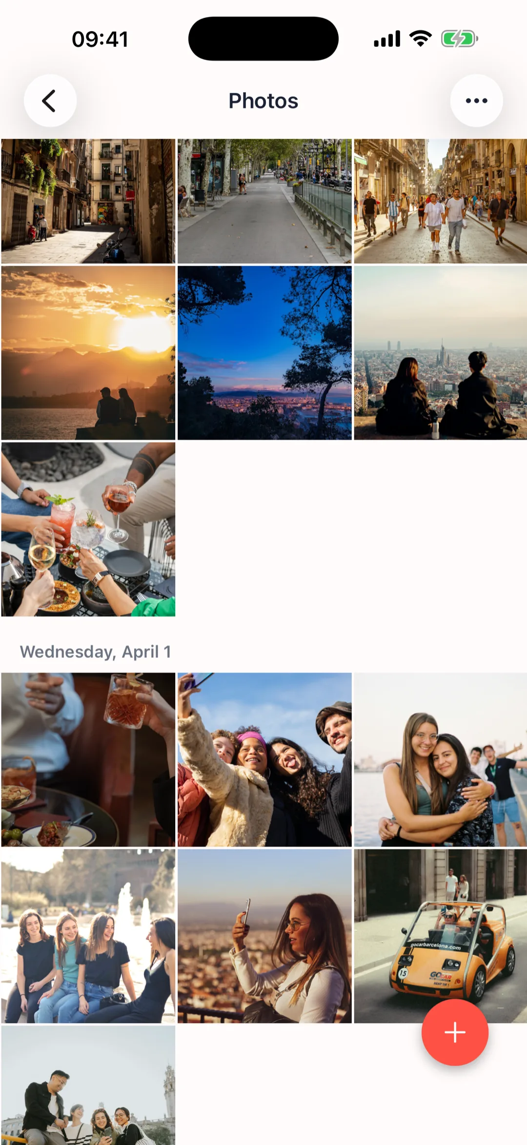 Foto’s screen in Nederlands