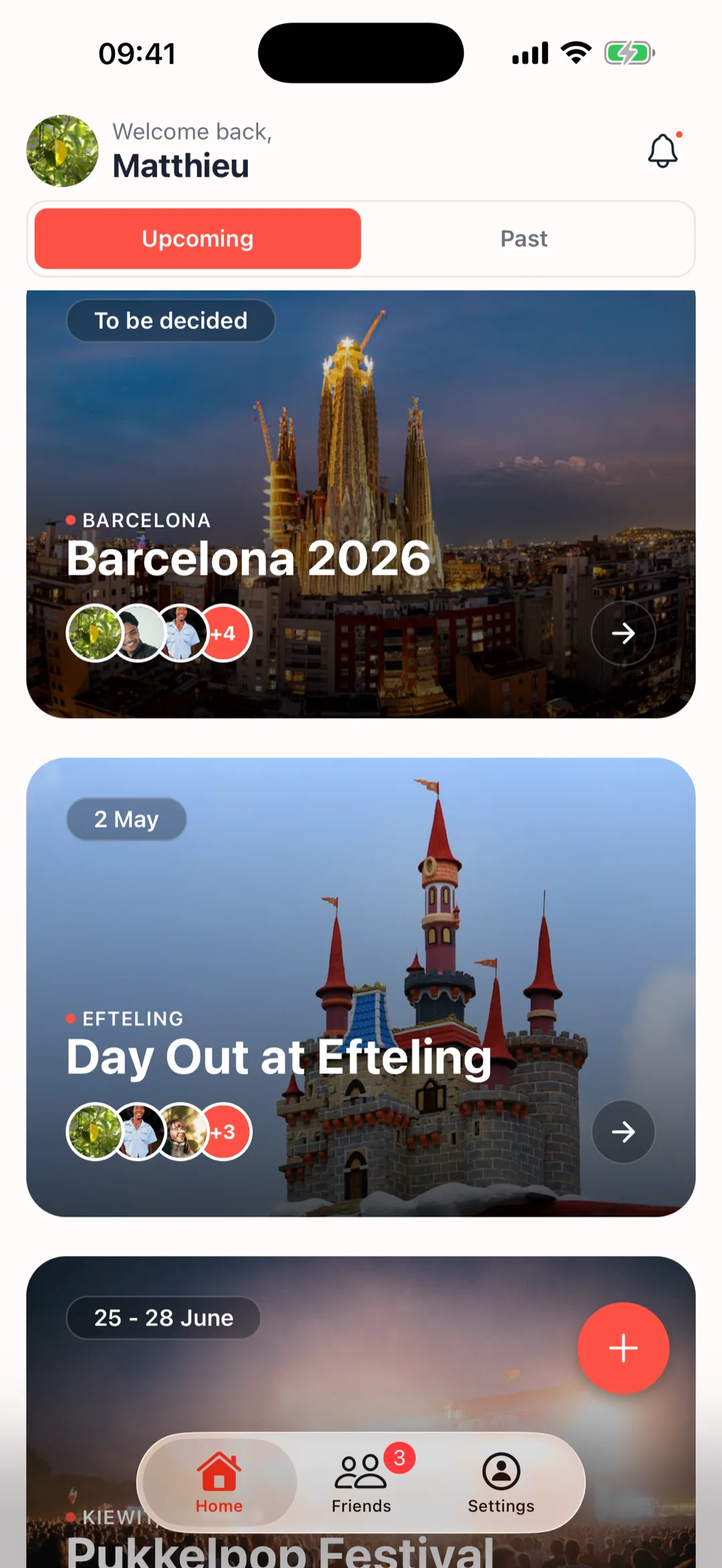 weReady app interface in Nederlands